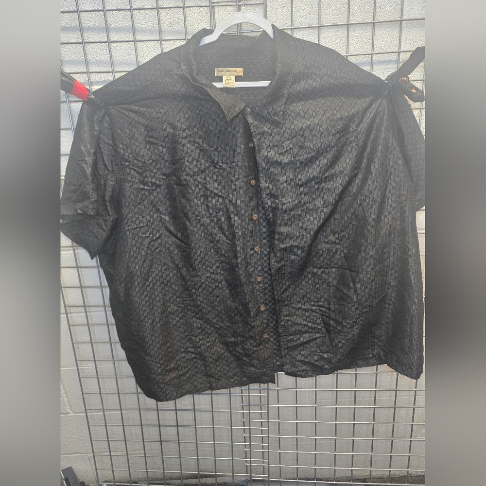 Black Button-Up Shirt